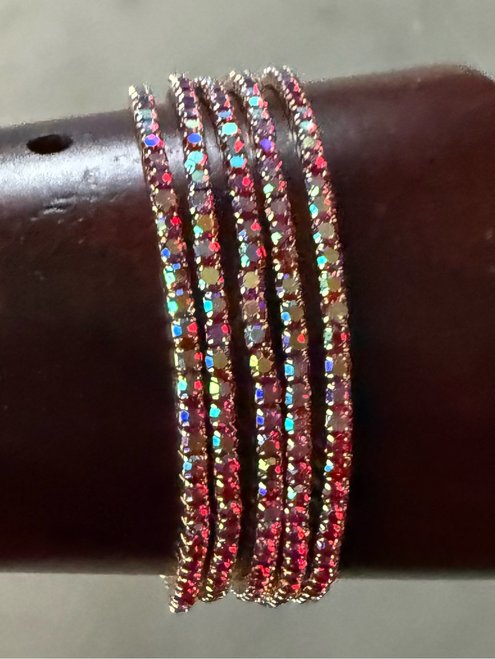 Red AB Rhinestone Tennis Bracelets NEW